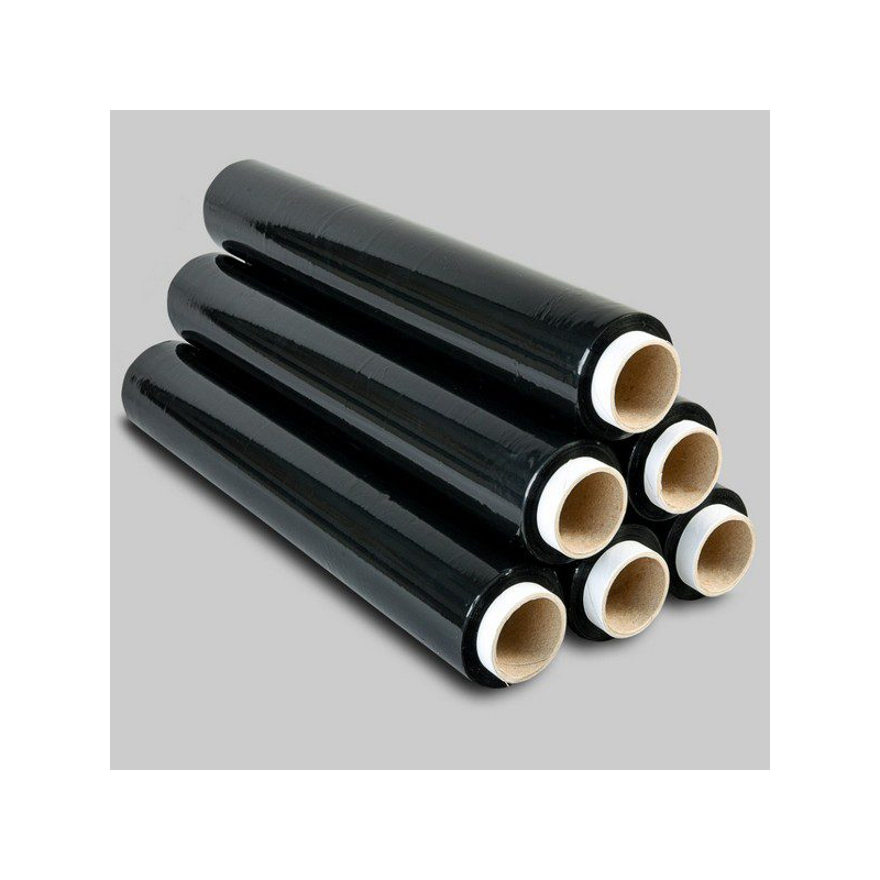 Set: dispenser + 6 black stretch films 1.5 kg