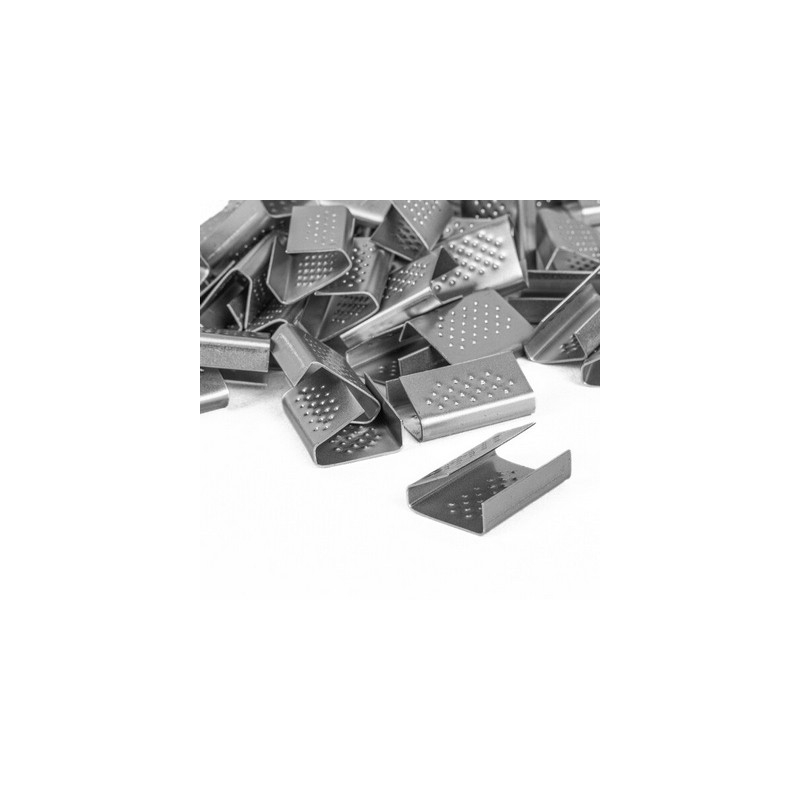 Metal clasps for 13mm fastening tape - 3000 pieces