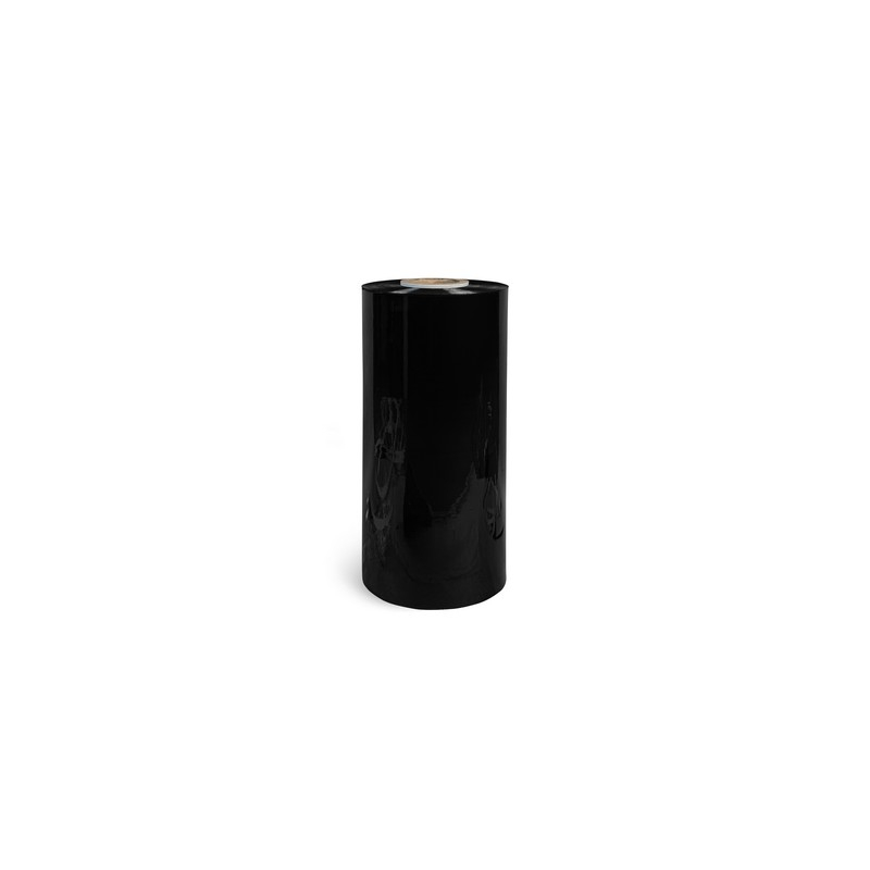 Machine stretch film black 17kg 23 mic