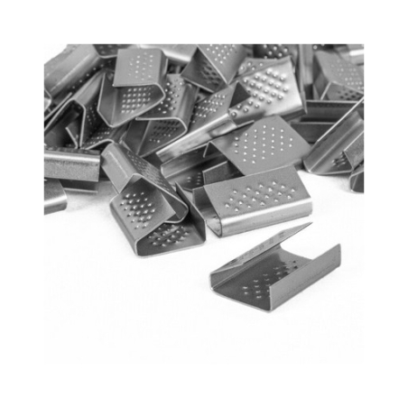 Metal clasps for 16mm fastening tape - 2500 pieces