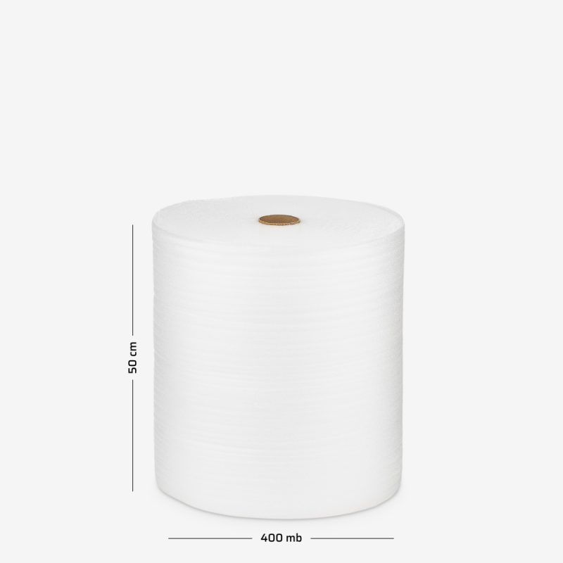 Polyethylene foam PE 0.8mm in a roll 50cm 400mb