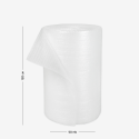 Laminate PE foam 0.8mm and bubble wrap 120cm 50mb