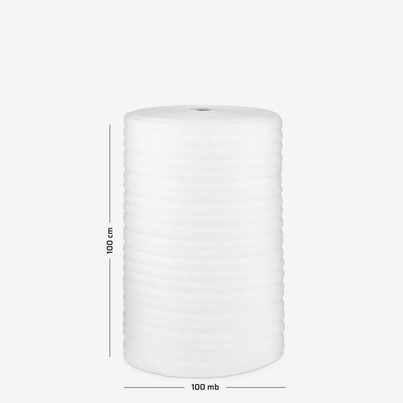 PE 3mm polyethylene foam in a roll