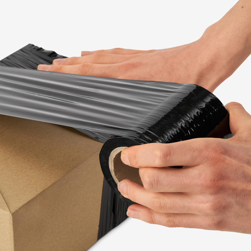 Mini black stretch film