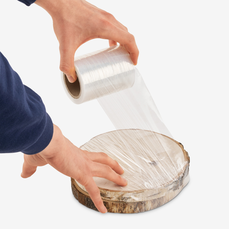 Mini transparent stretch foil