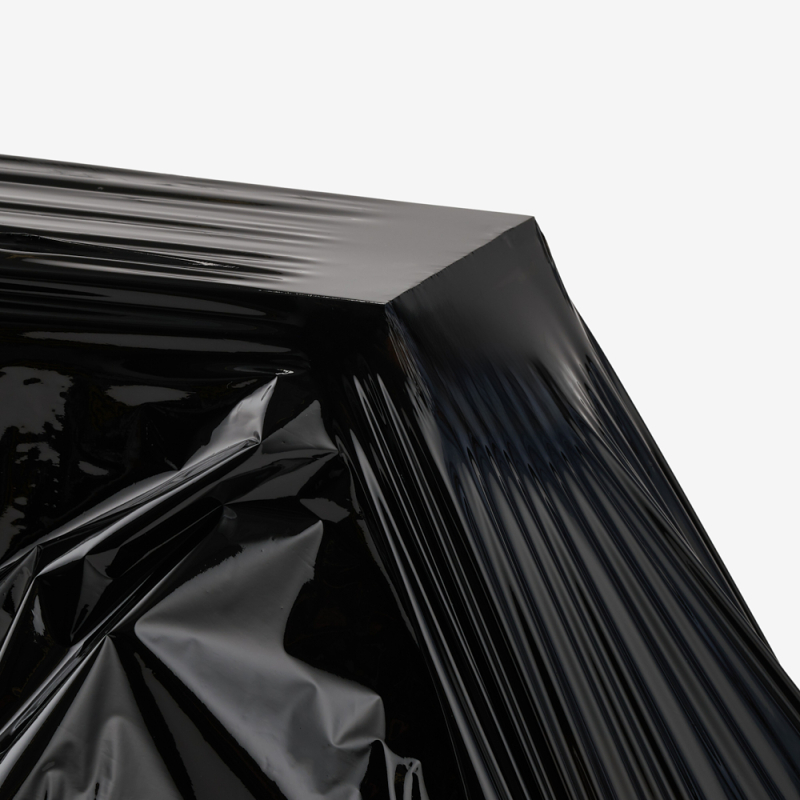 Machine stretch film black 17kg 23 mic
