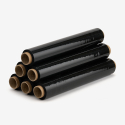 Set: dispenser + 6 black stretch films 1.5 kg