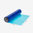Self-adhesive protective foil blue 50cm 75mb