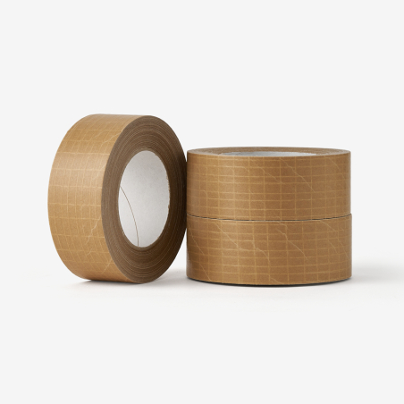 Reinforced paper self-adhesive tape