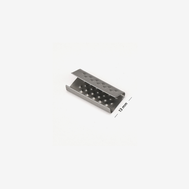 Metal clasps for 13mm fastening tape - 3000 pieces