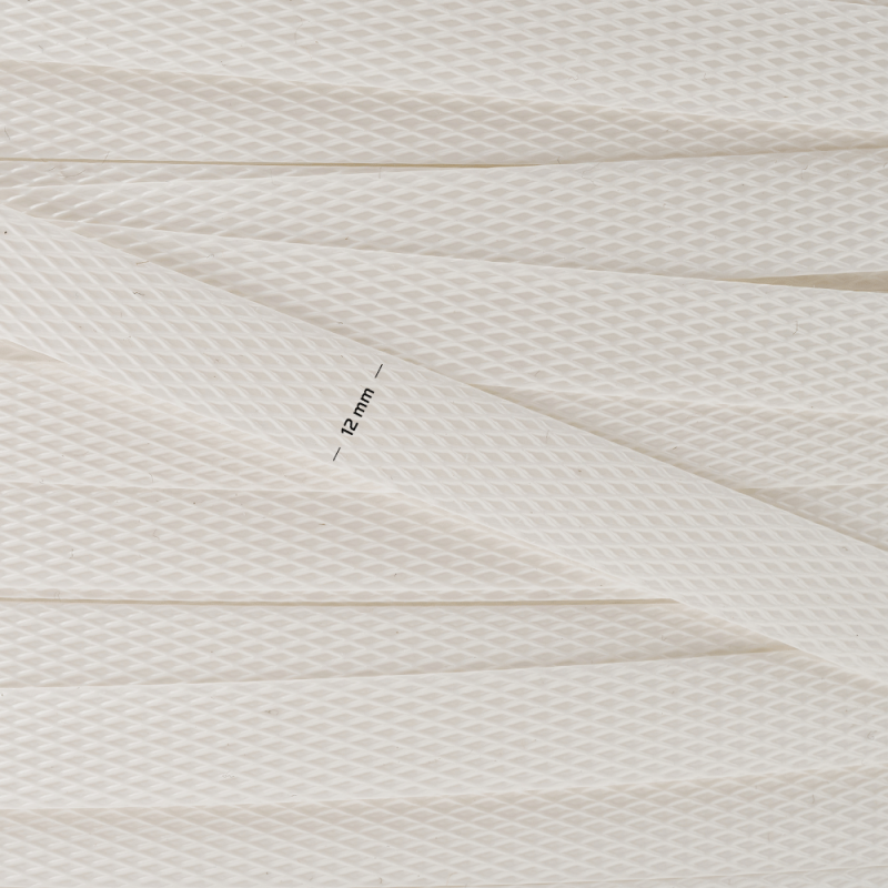 Set: PP tape 12x0.6mm + wire clips