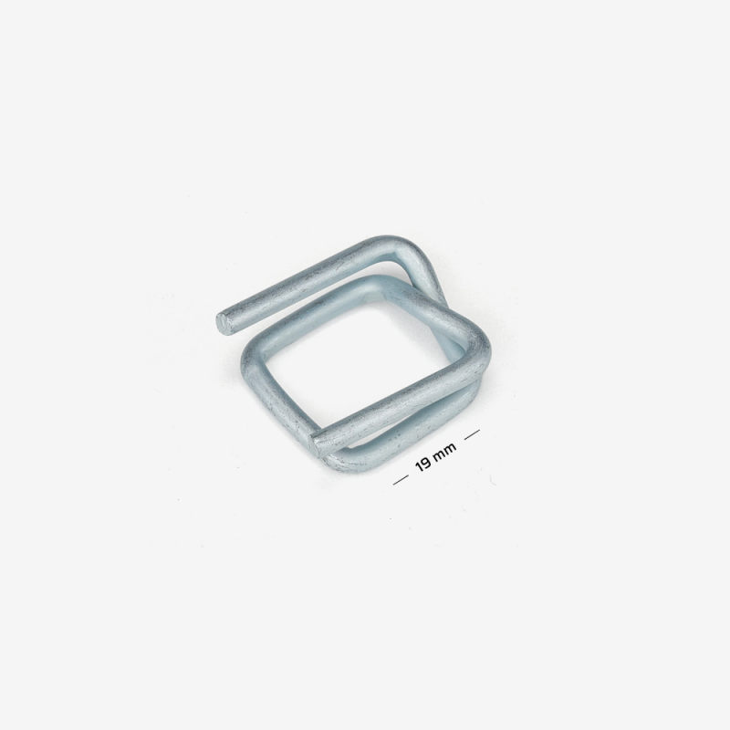 Pallet strapping kit - 19mm tape, 19mm wire buckles, trolley, tensioner